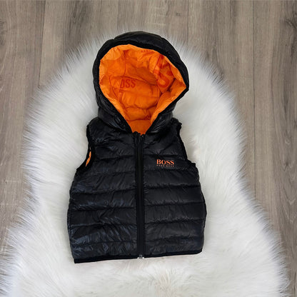 Hugo Boss Boys Reversible Gilet - 6M