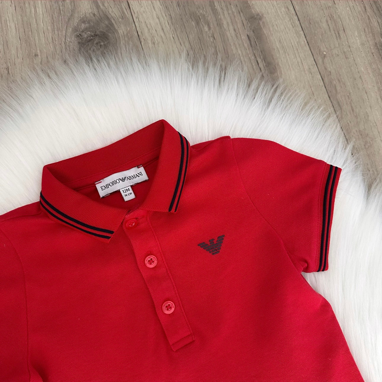 Armani Boys Polo Shirt - 12M