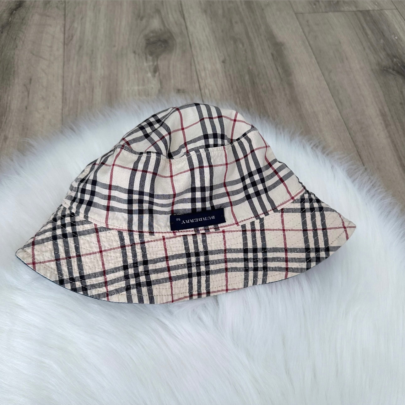 Burberry Reversible Unisex Bucket Hat - Size 52