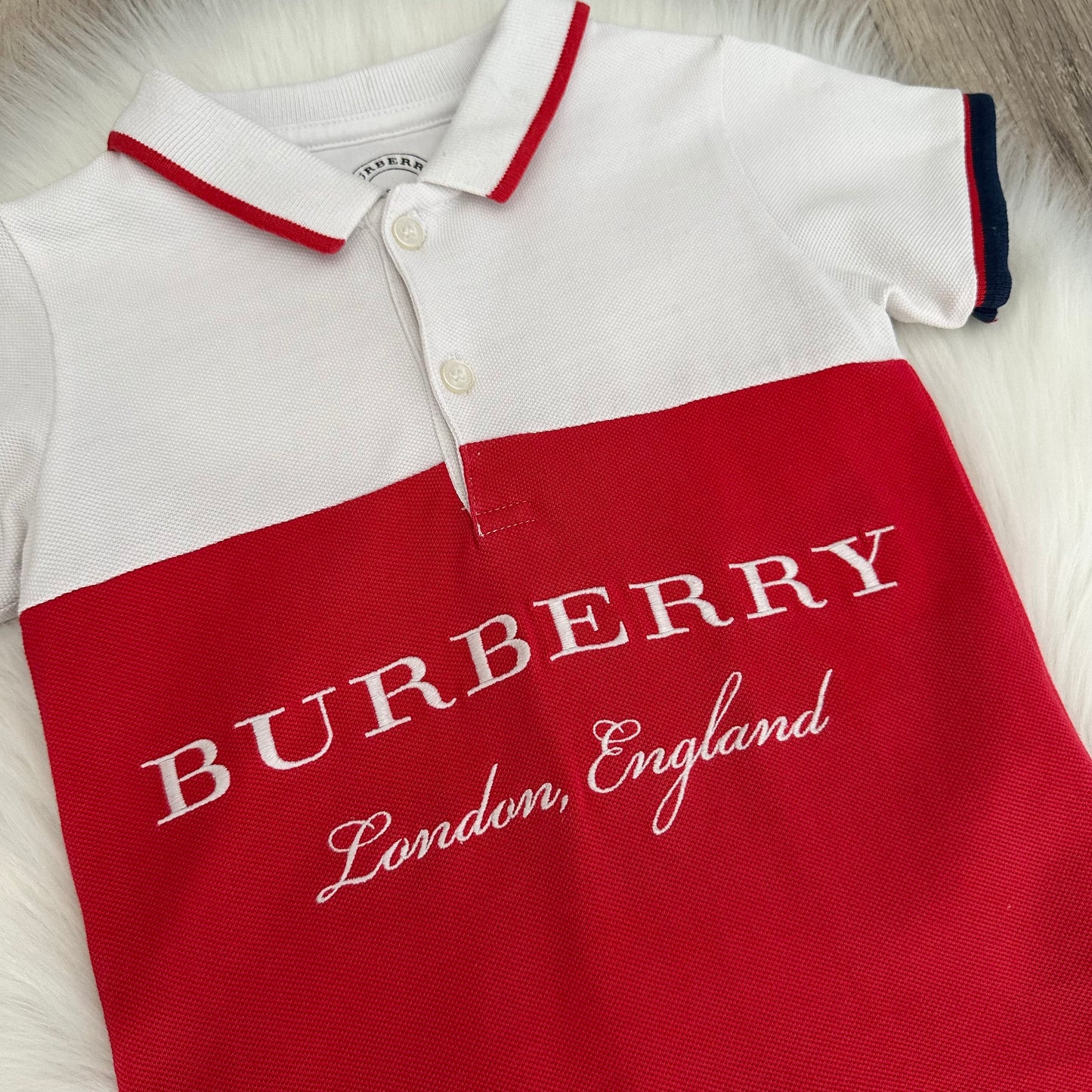 Burberry Boys Polo Shirt - Age 2