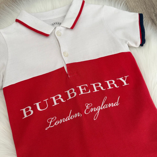 Burberry Boys Polo Shirt - Age 2