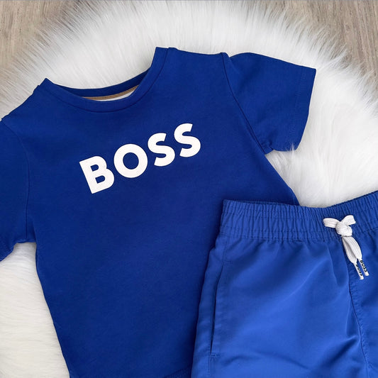 Hugo Boss Boys Shorts Set - 18M