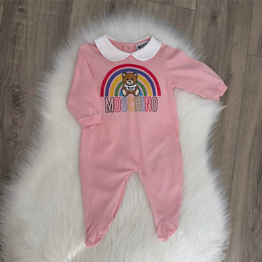 Moschino Girls Babygrow - 3/6 months