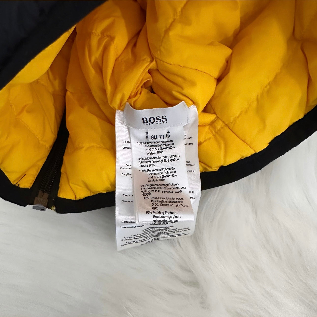 Hugo Boss Boys Reversible Coat - 9M
