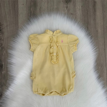 Ralph Lauren Girls Romper - Size Newborn