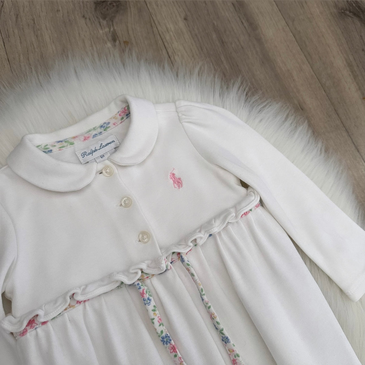 Ralph Lauren Girls Babygrow - 3M