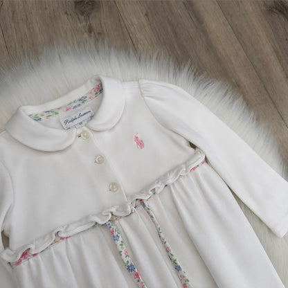 Ralph Lauren Girls Babygrow - 3M