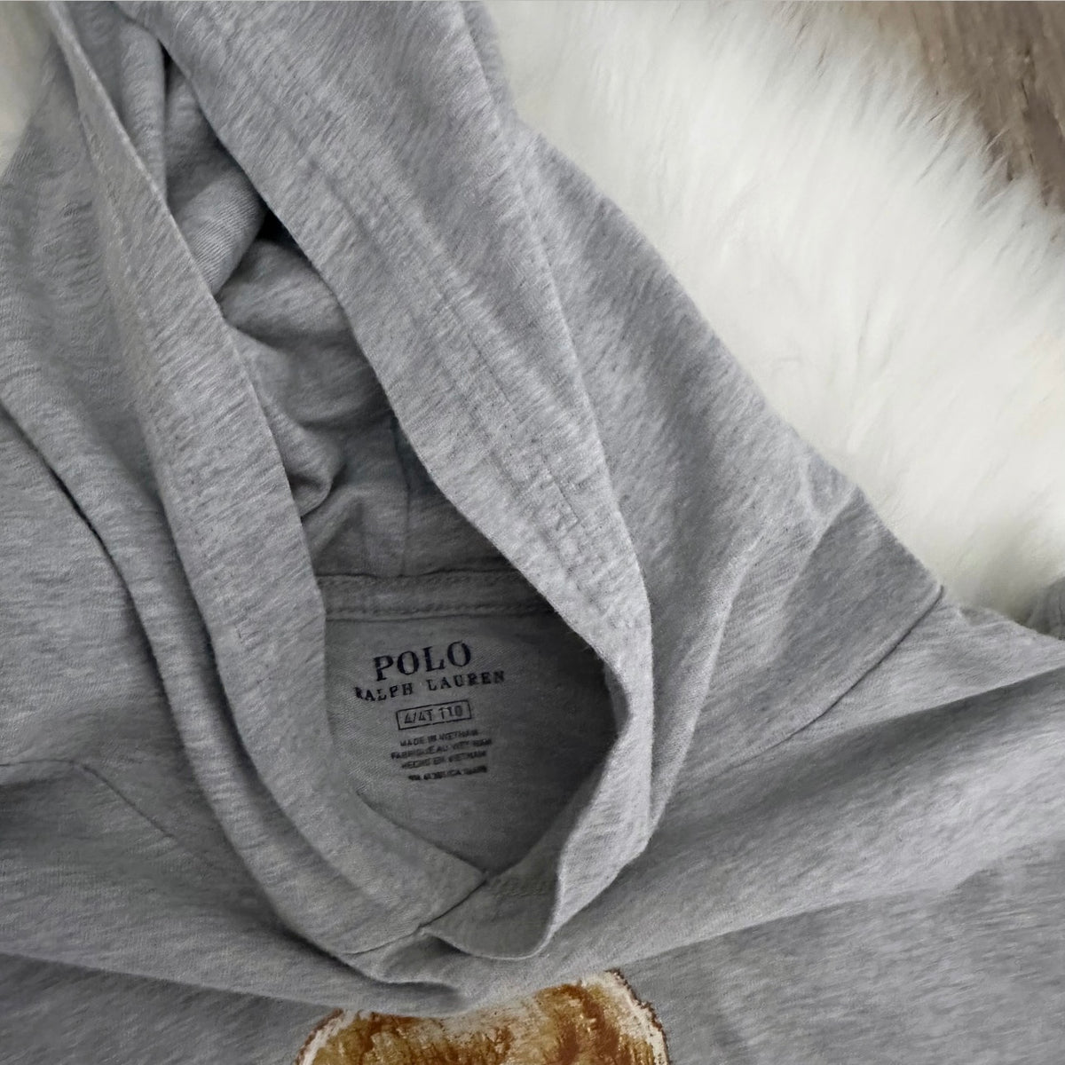Ralph Lauren Boys Hooded T shirt - Age 4