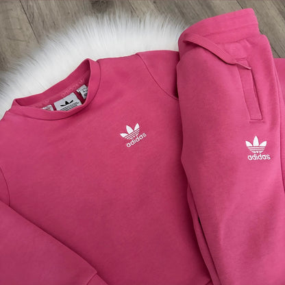 Adidas Girls Tracksuit Set - 9/12 months