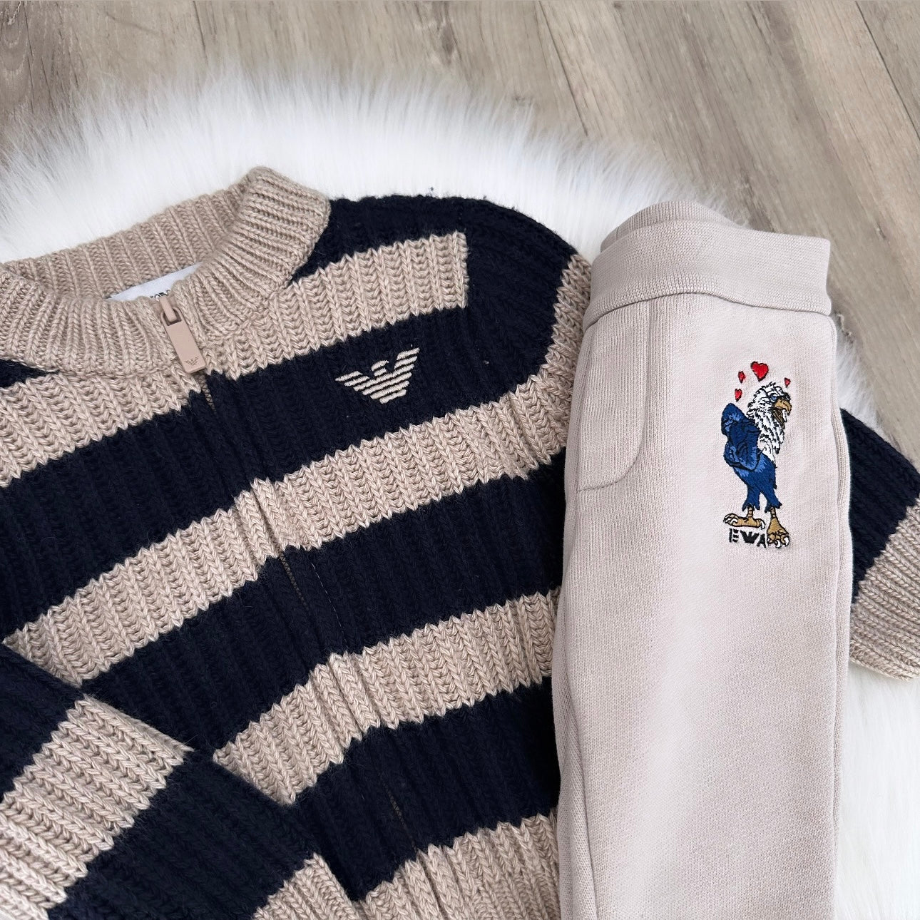 Armani Boys Tracksuit Set - 6M