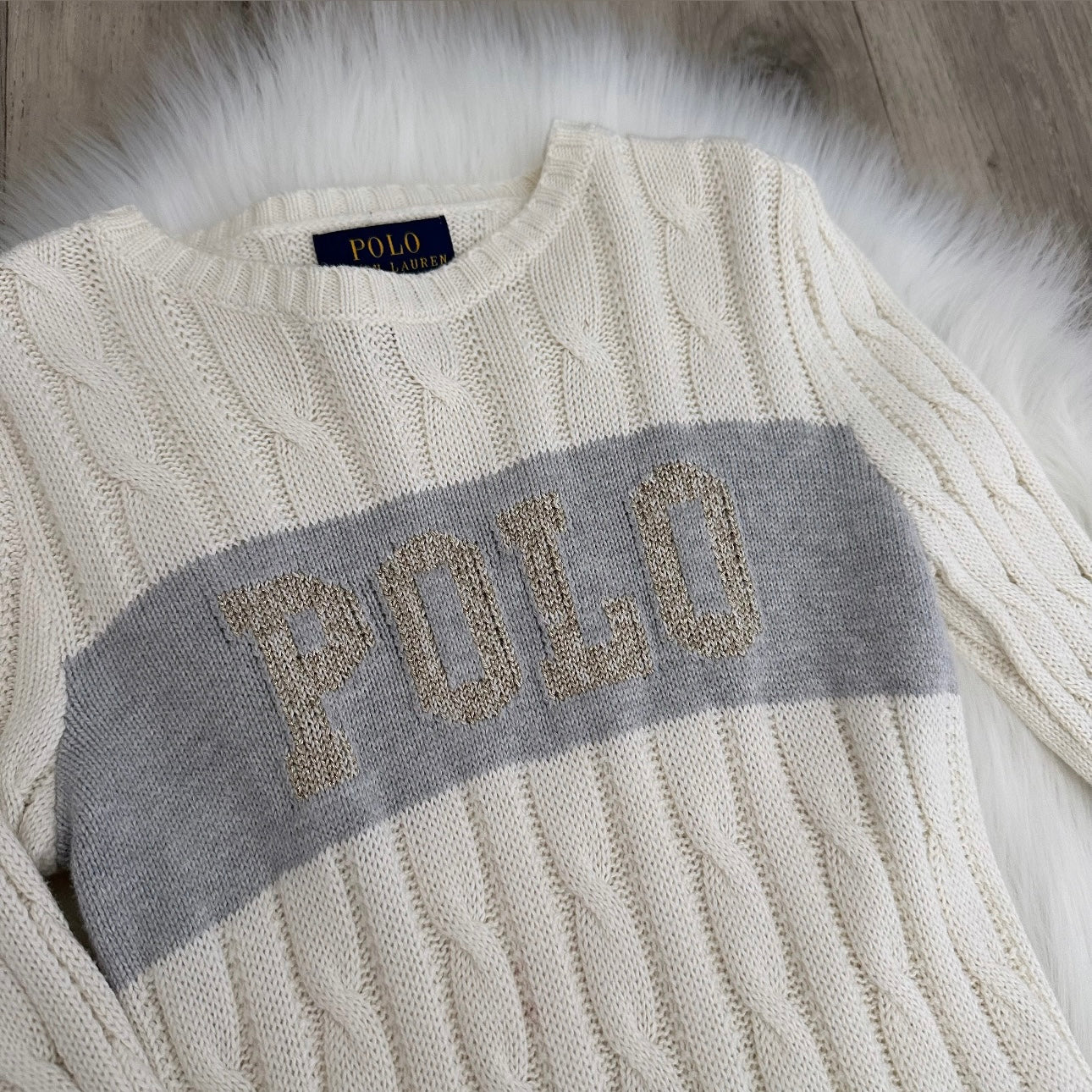 Ralph Lauren Girls Jumper - Age 3