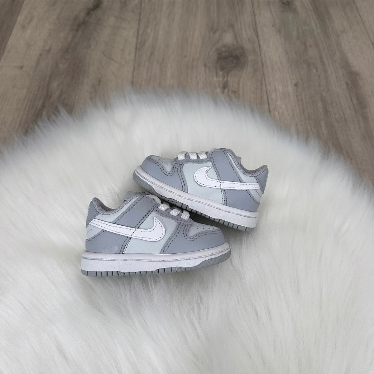 Nike ‘Wolf Grey’ Boys Dunks Trainers - 1.5 UK
