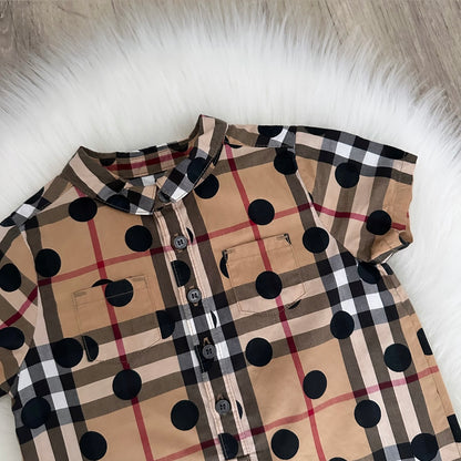 Burberry Boys Romper - 3M