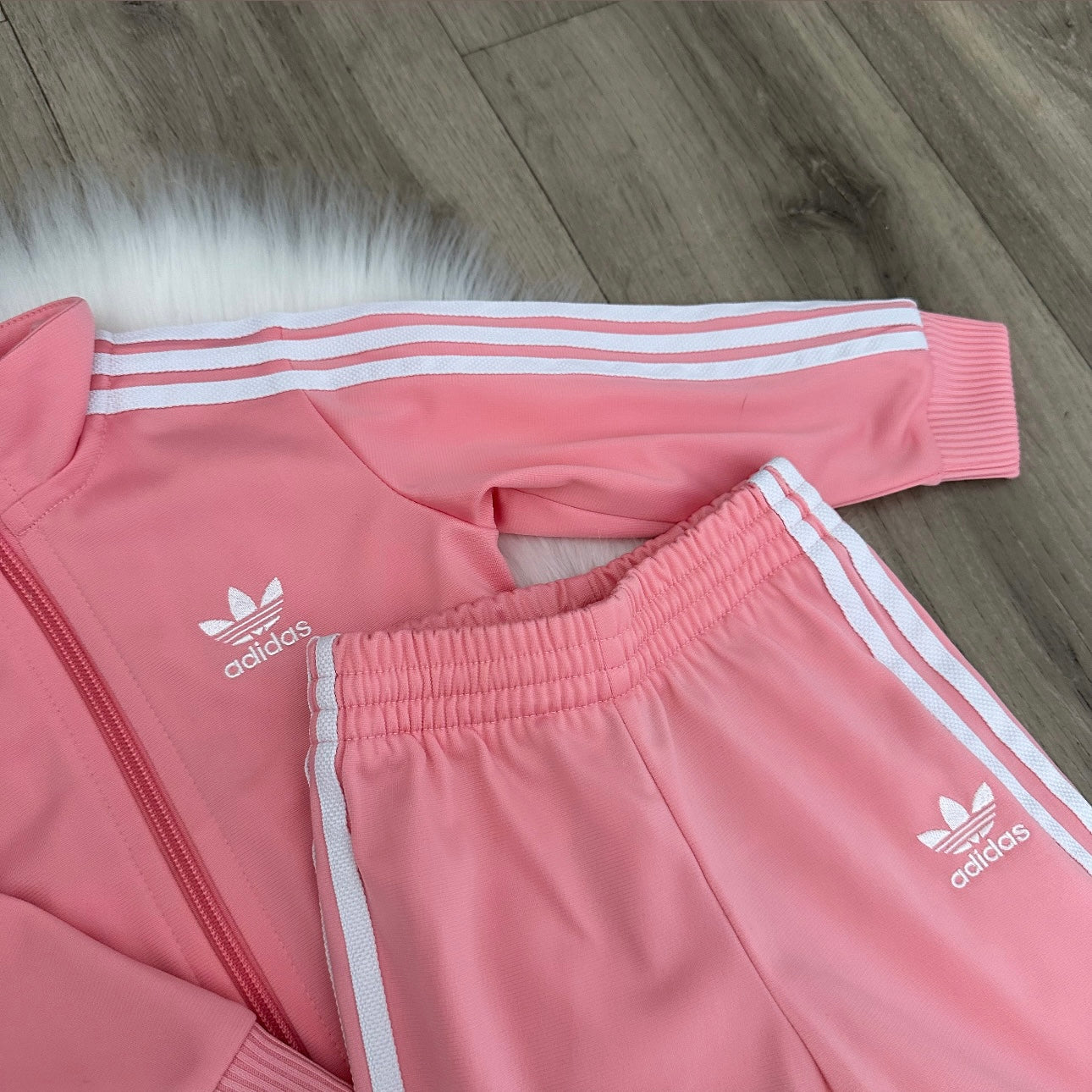 Adidas Originals Girls Tracksuit - 6/9 months