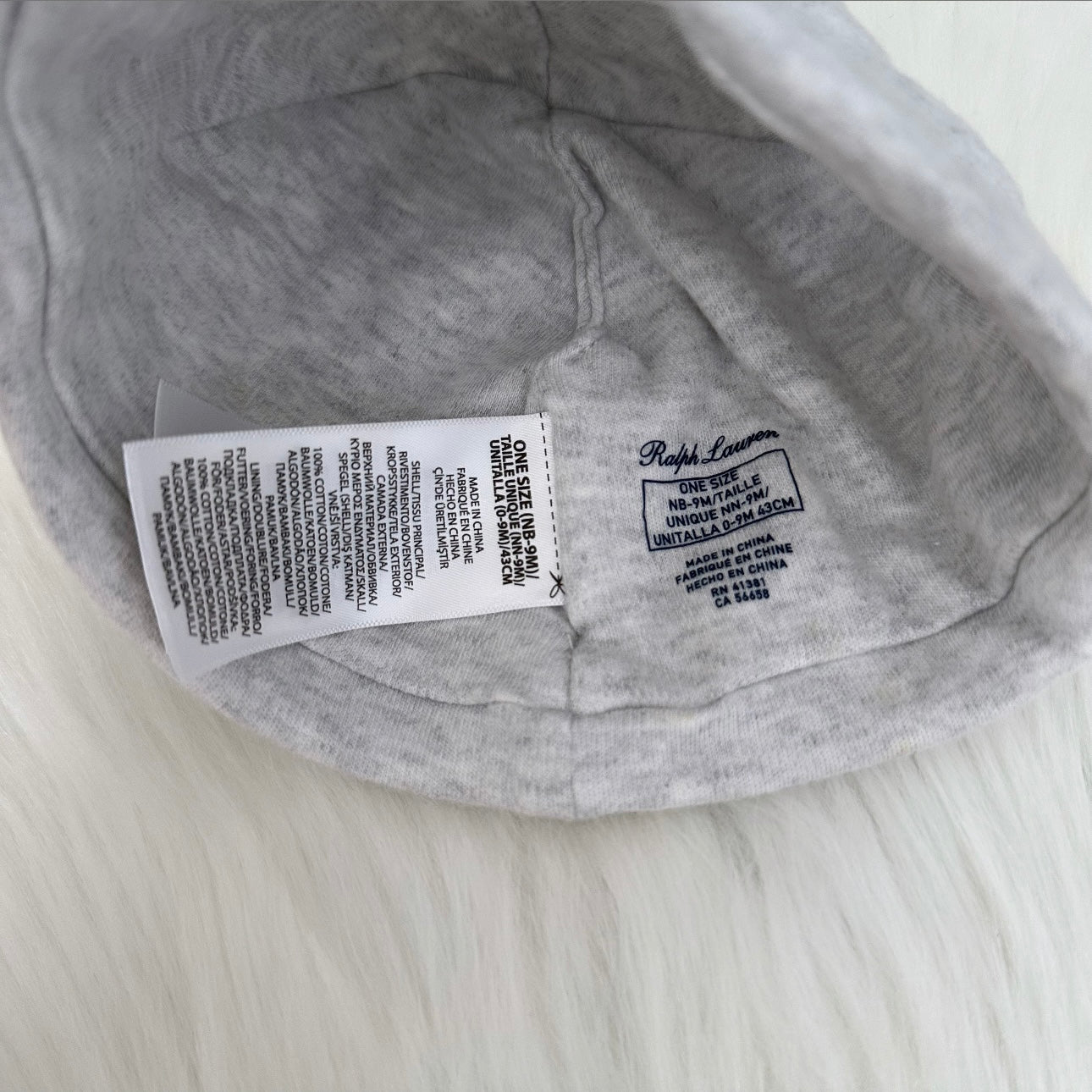 Ralph Lauren Boys Hat - 0/9M