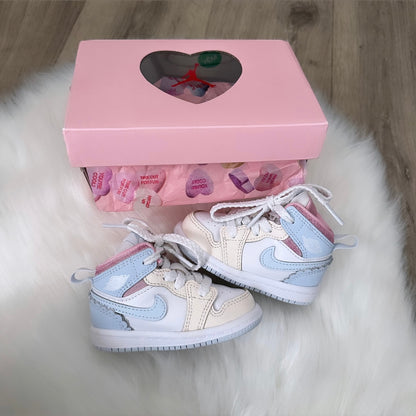 Jordan 1 Girls Limited Edition “Half blue/ pale ivory” Trainers - 3.5