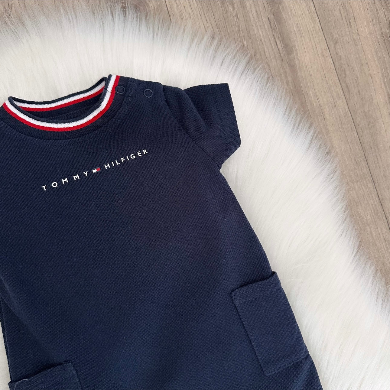 Tommy Hilfiger Boys Romper - 0/3 months