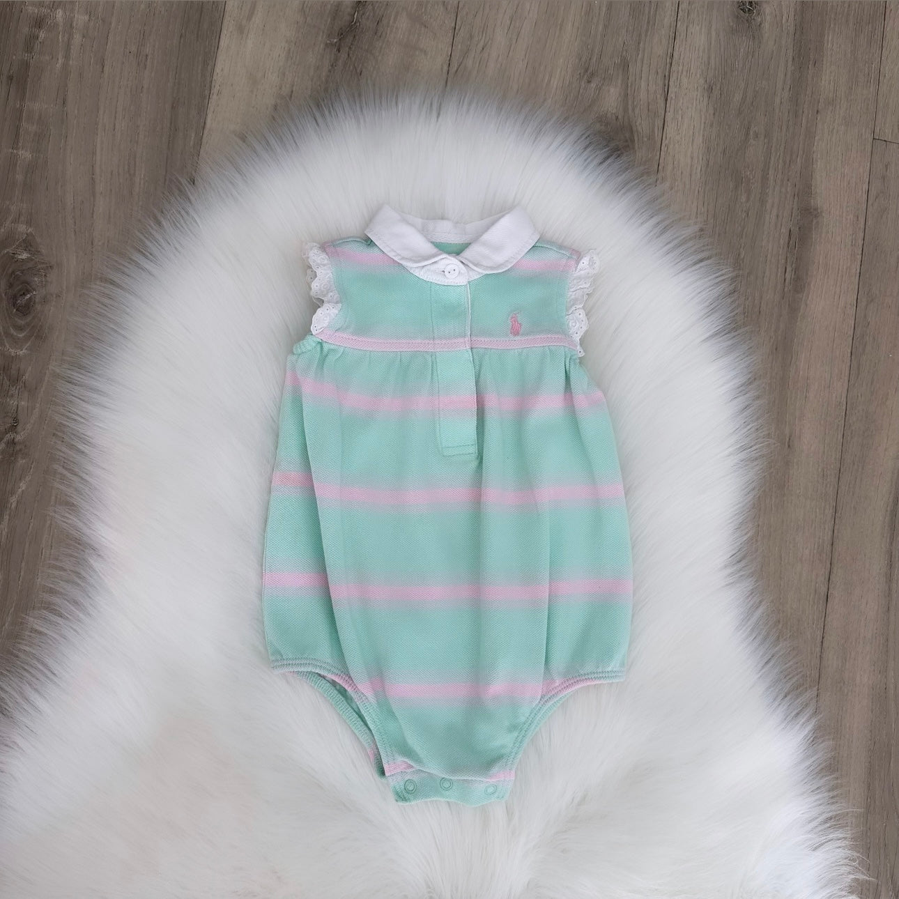 Ralph Lauren Girls Romper - 6M