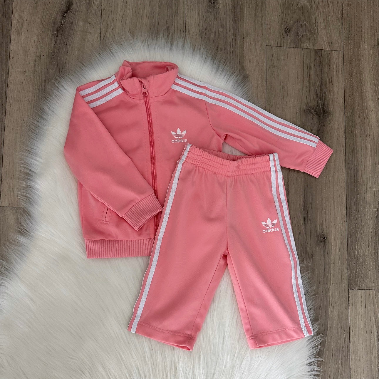 Adidas Originals Girls Tracksuit - 6/9 months