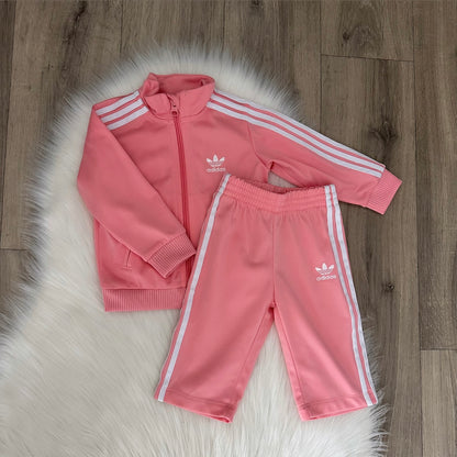 Adidas Originals Girls Tracksuit - 6/9 months