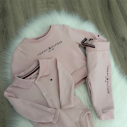 Tommy Hilfiger Girls Tracksuit Set - 0/3 months