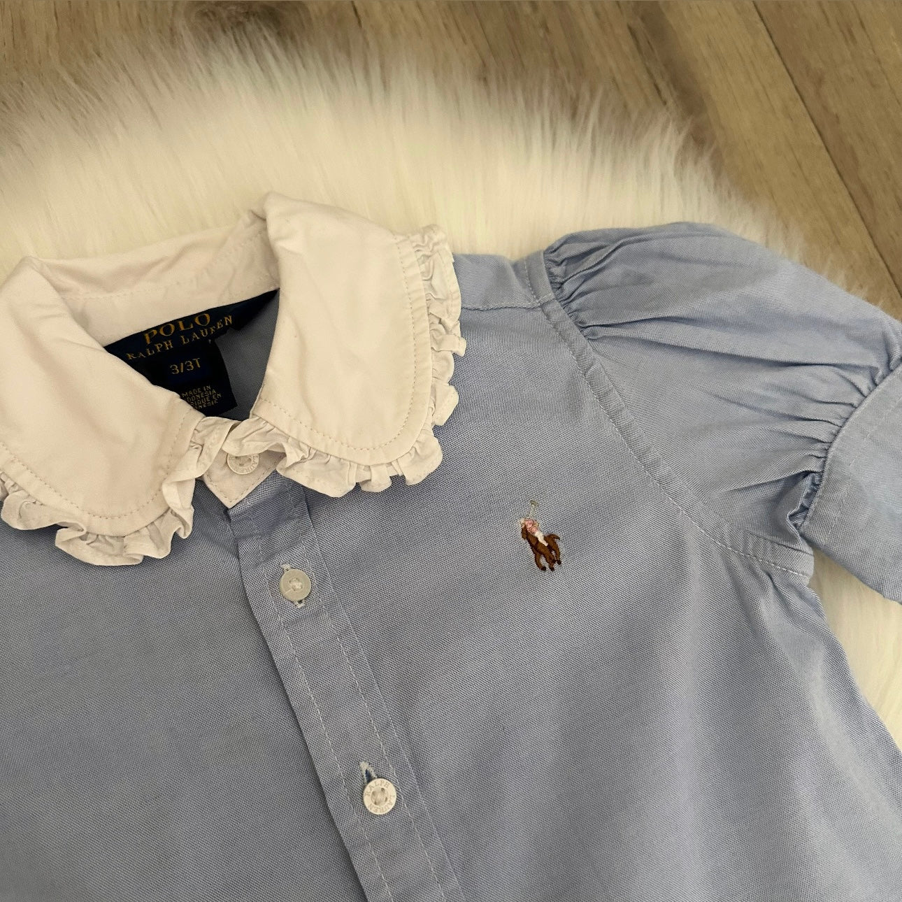 Ralph Lauren Girls Shirt - Age 3