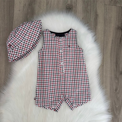 Tommy Hilfiger Boys Romper Set - 3/6 months