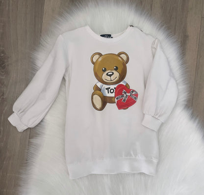 Moschino Girls Jumper Dress - 18/24 months