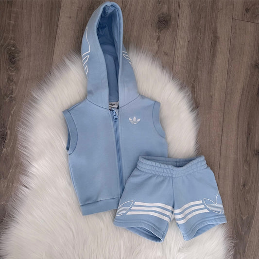 Adidas Boys Shorts Set - 3/6 months