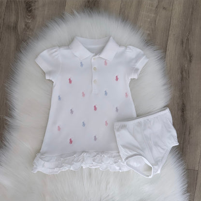 Ralph Lauren Girls Dress Set - 6M