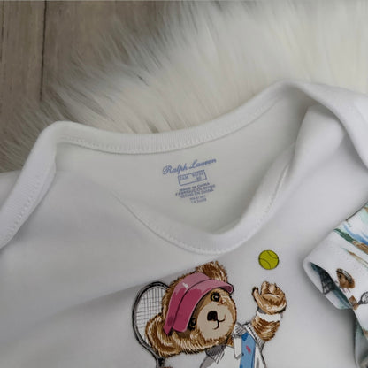Ralph Lauren Girls Vest Set - 24M