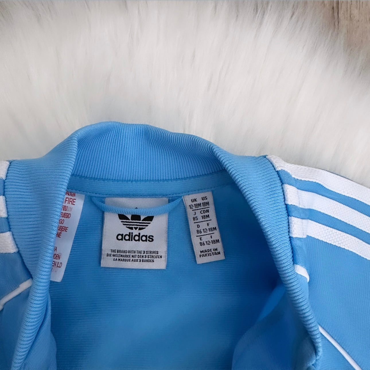 Adidas Boys Tracksuit - 12/18 months
