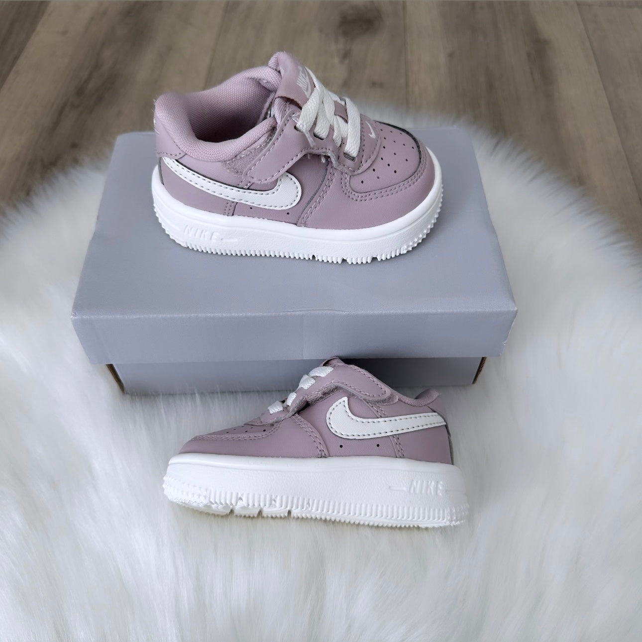 Nike Girls Air Force Trainers - 2.5