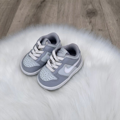 Nike Grey/White Boys Dunks Trainers - 1.5 UK