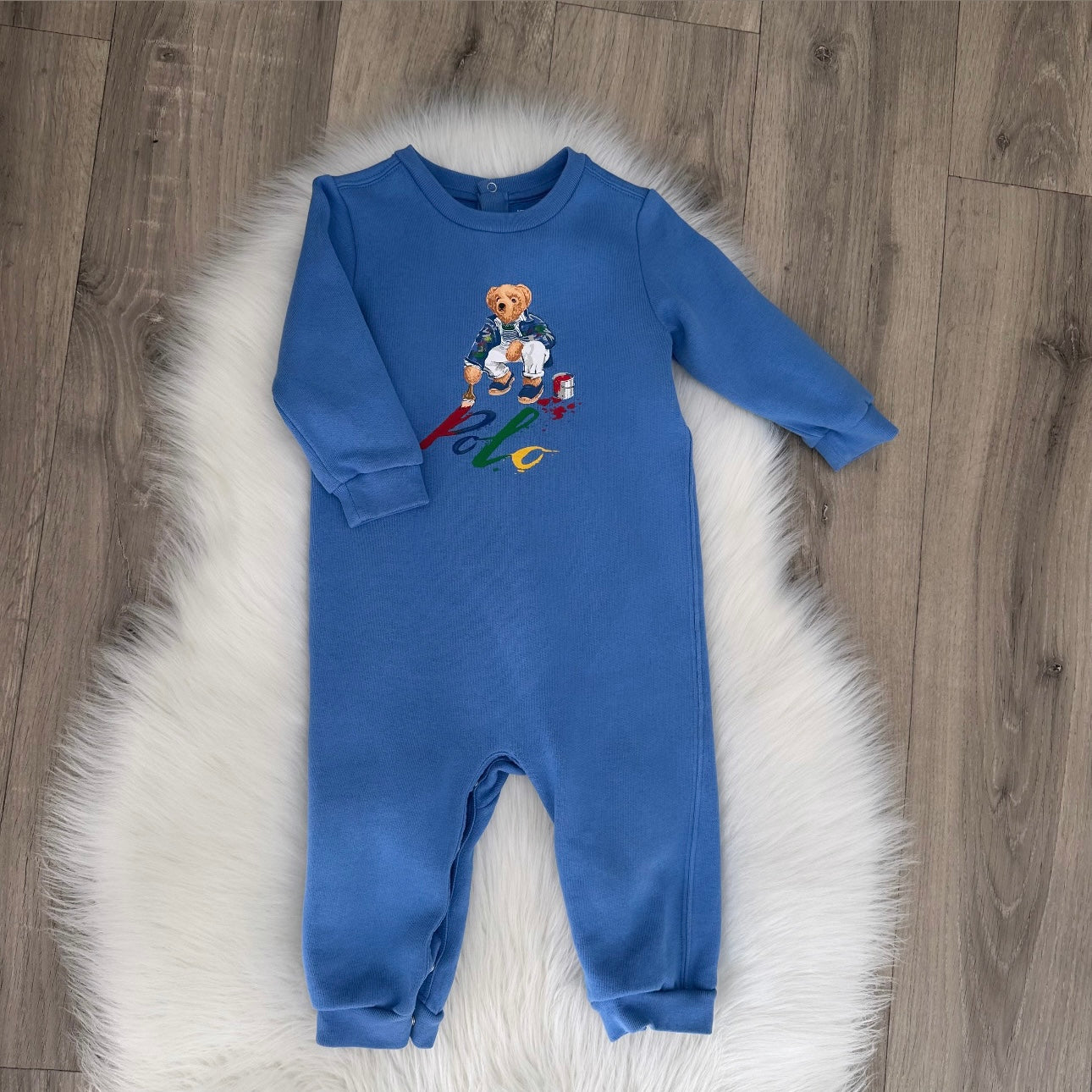 Ralph Lauren Boys Babygrow - 12M