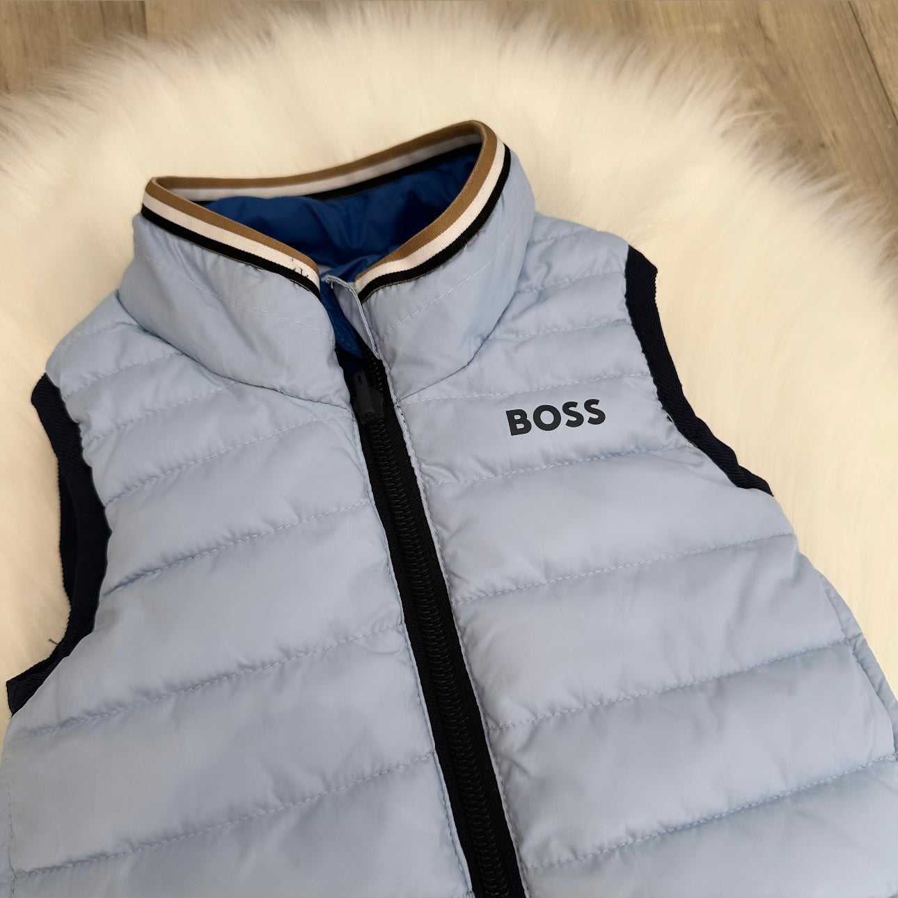 Hugo Boss Boys Reversible Gilet - 3M