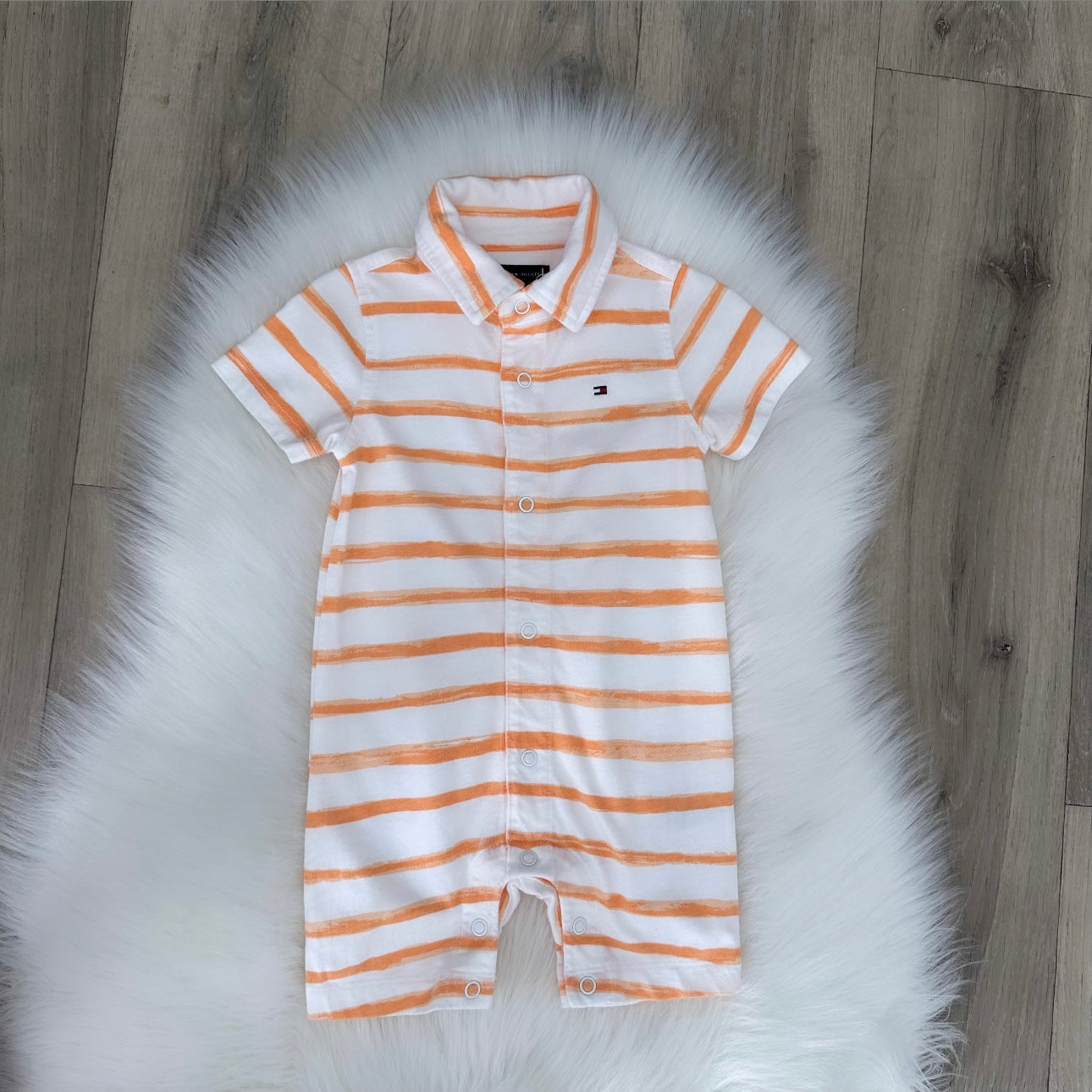 Tommy Hilfiger Boys Romper - 6/9 months