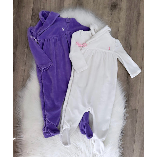 Ralph Lauren Girls Babygrow Set - 9M