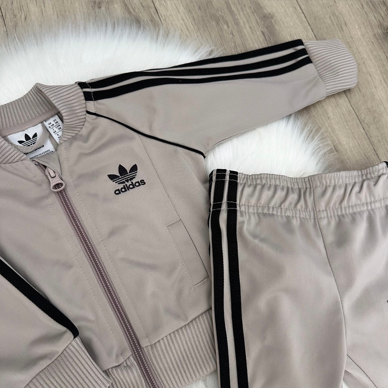 Adidas Boys Tracksuit - 0/3 months