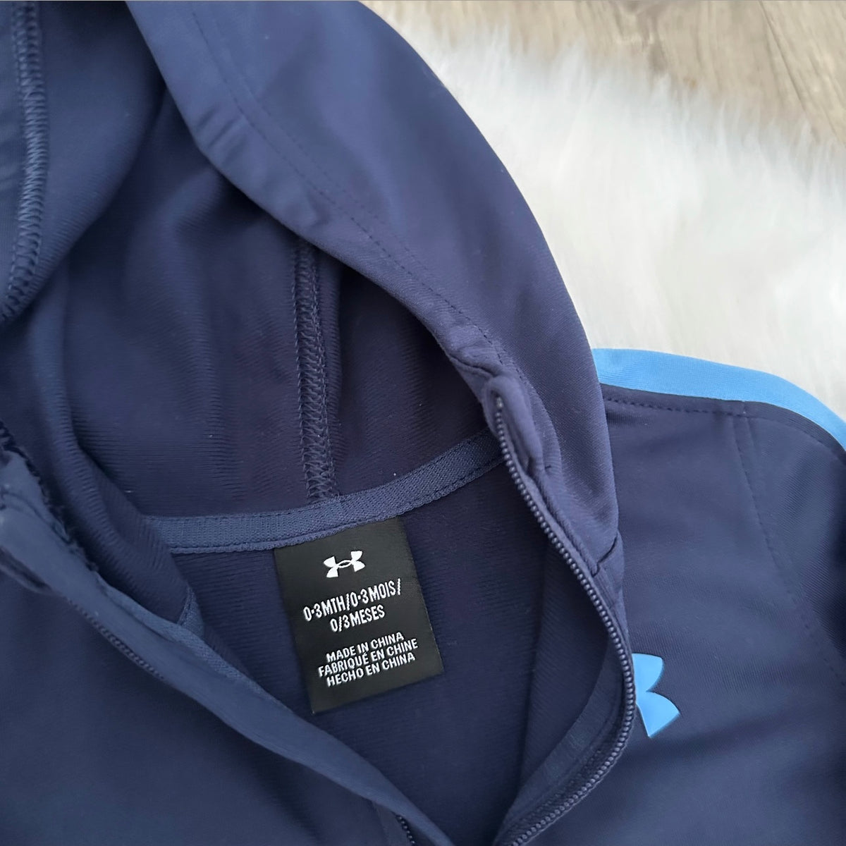 Under Armour Boys Tracksuit - 0/3 months