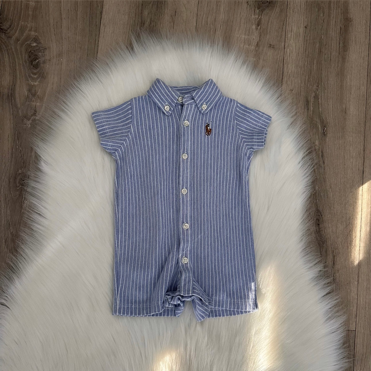 Ralph Lauren Boys Romper - Newborn