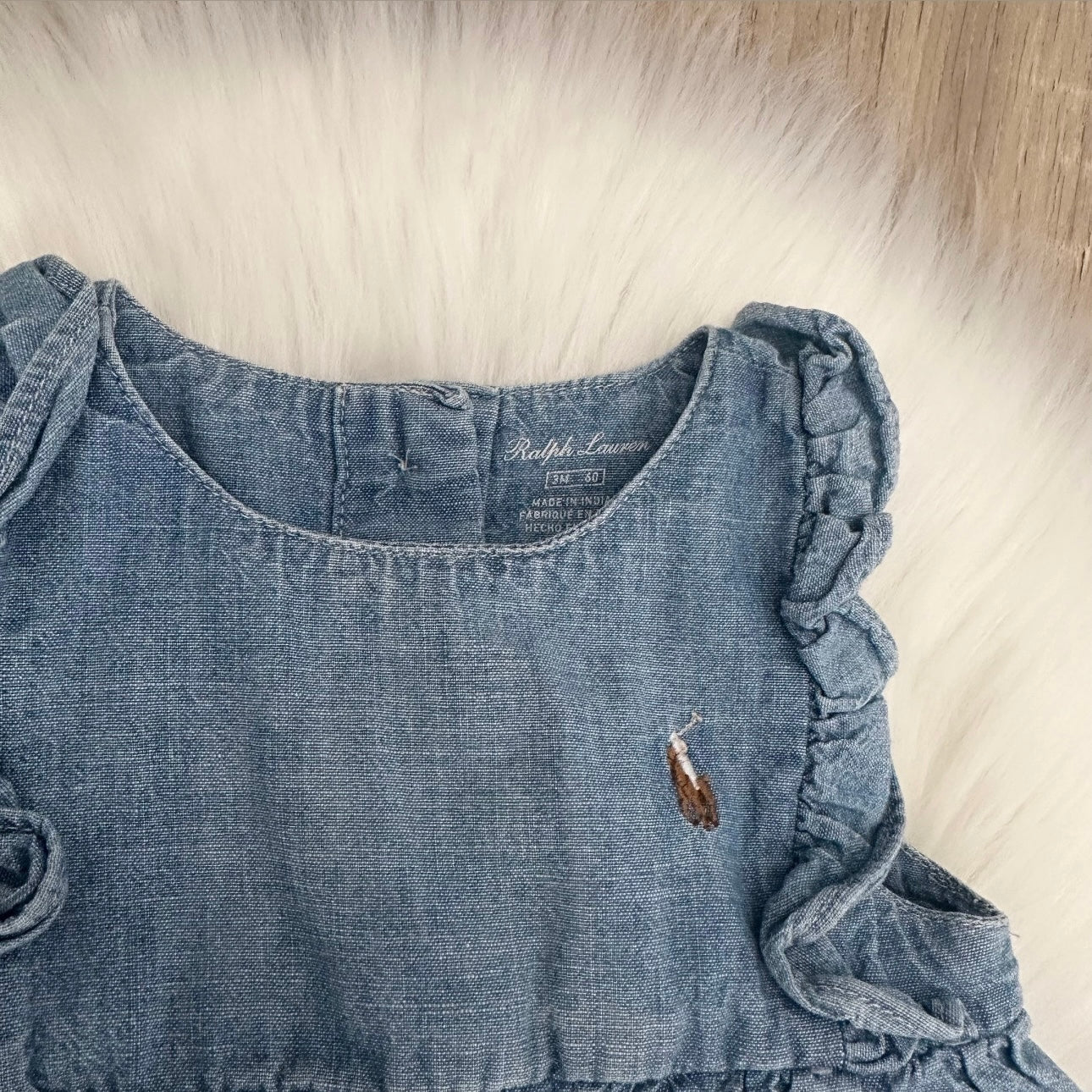 Ralph Lauren Girls Romper - 3M