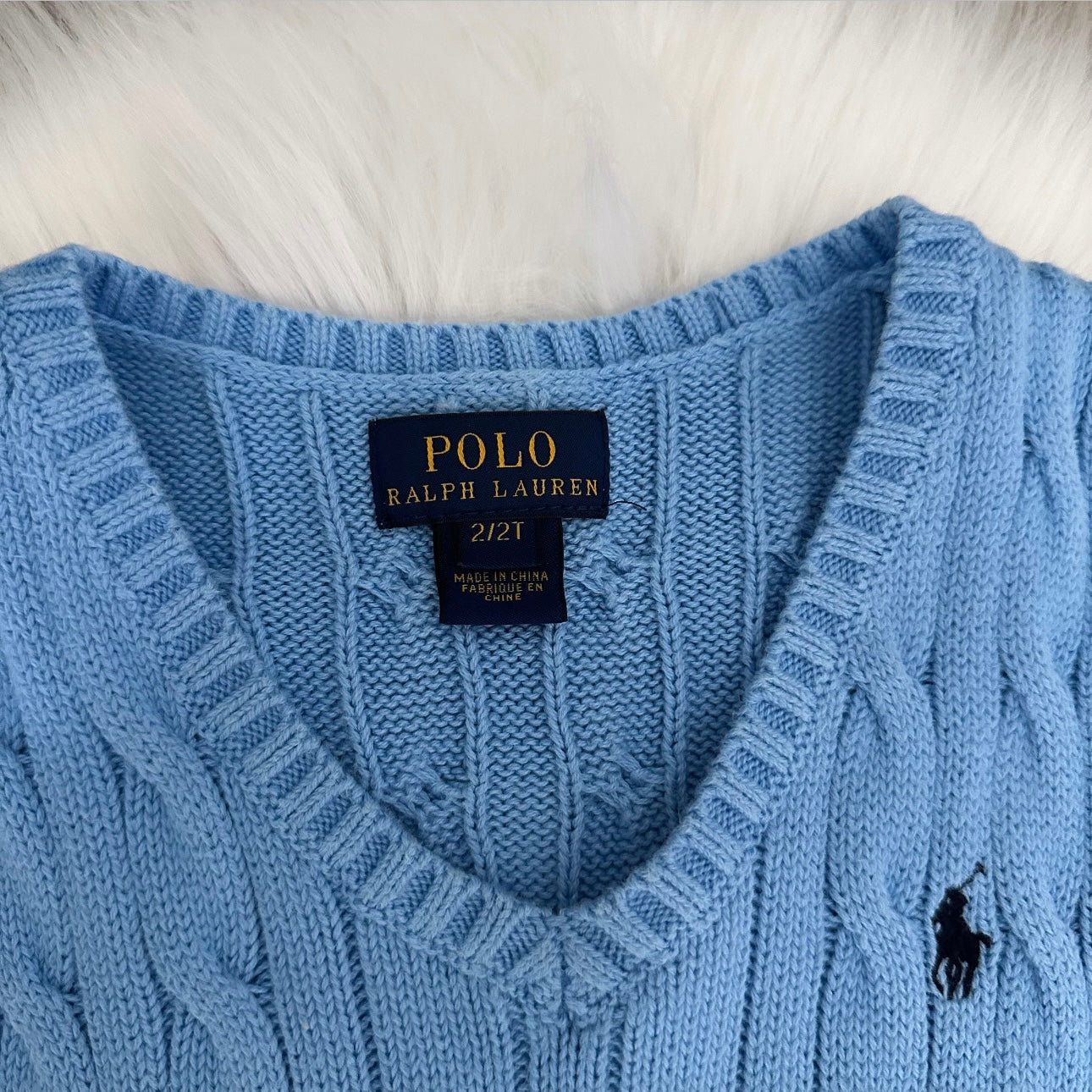Ralph Lauren Boys Knitted Vest - Age 2