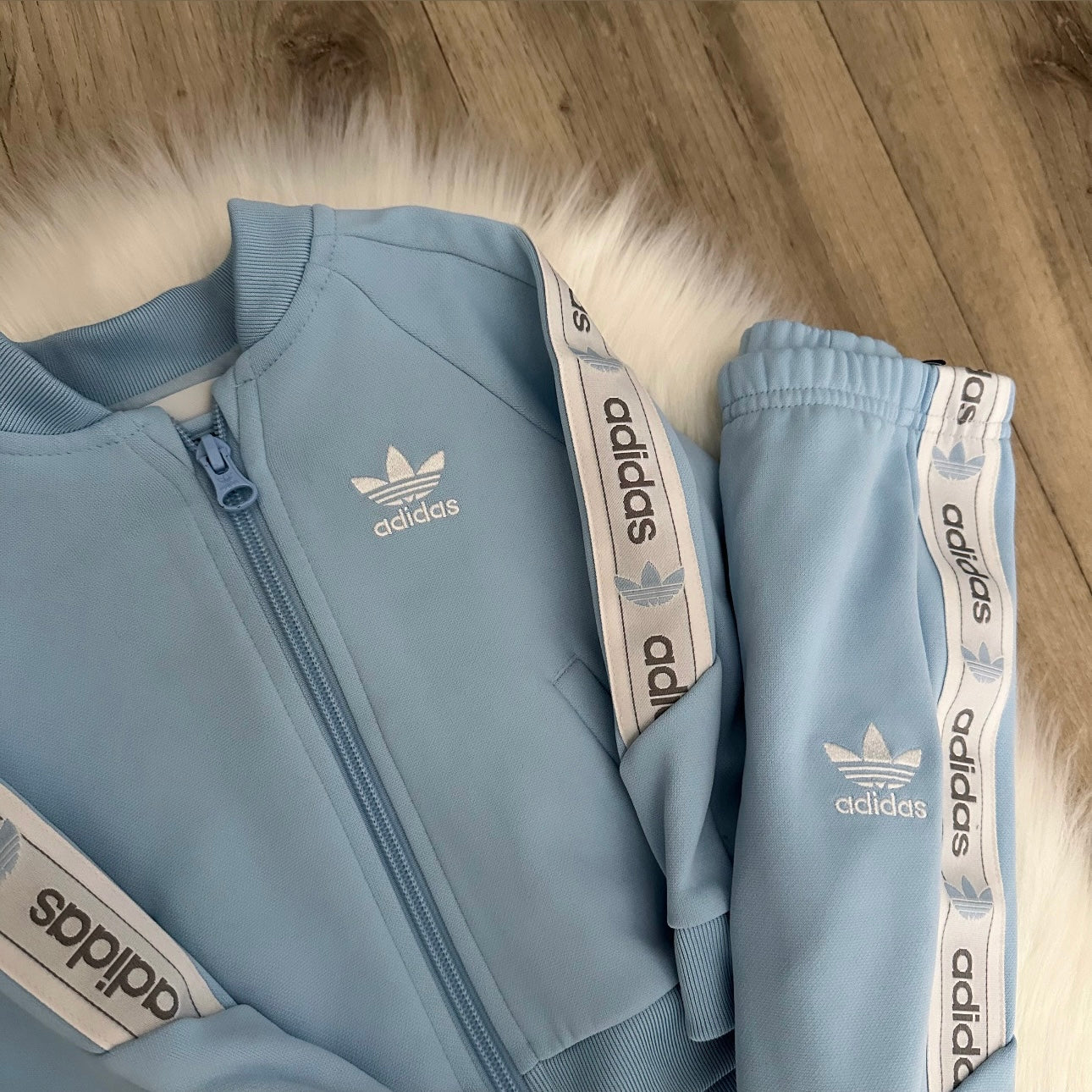 Adidas Boys Tracksuit Set - 6/9 months