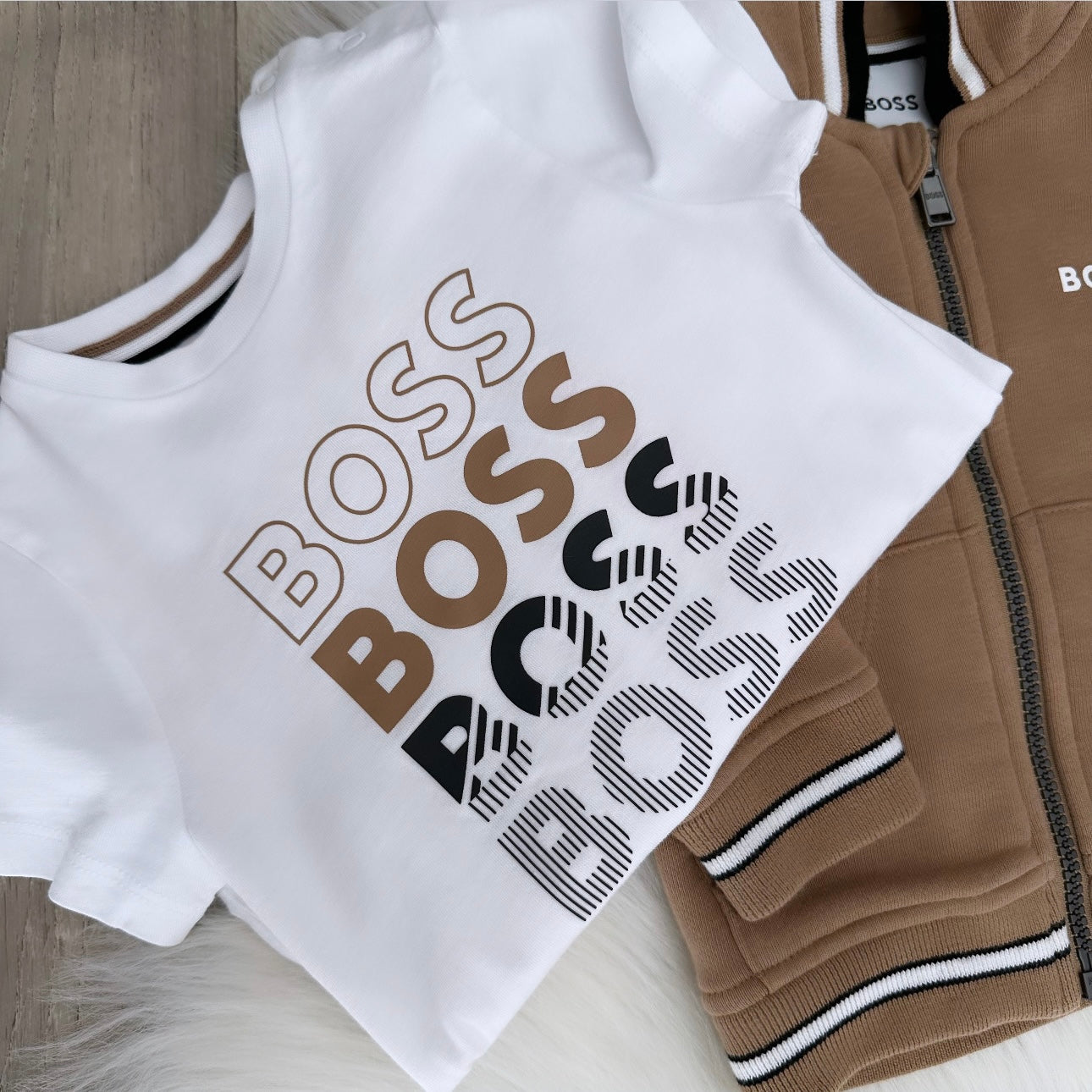 Hugo Boss Boys Tracksuit Set - 12M