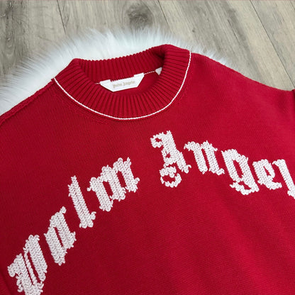 Palm Angels Unisex Knitted Jumper - Age 10