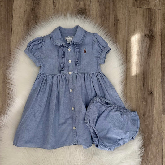 Ralph Lauren Girls Dress - 18M