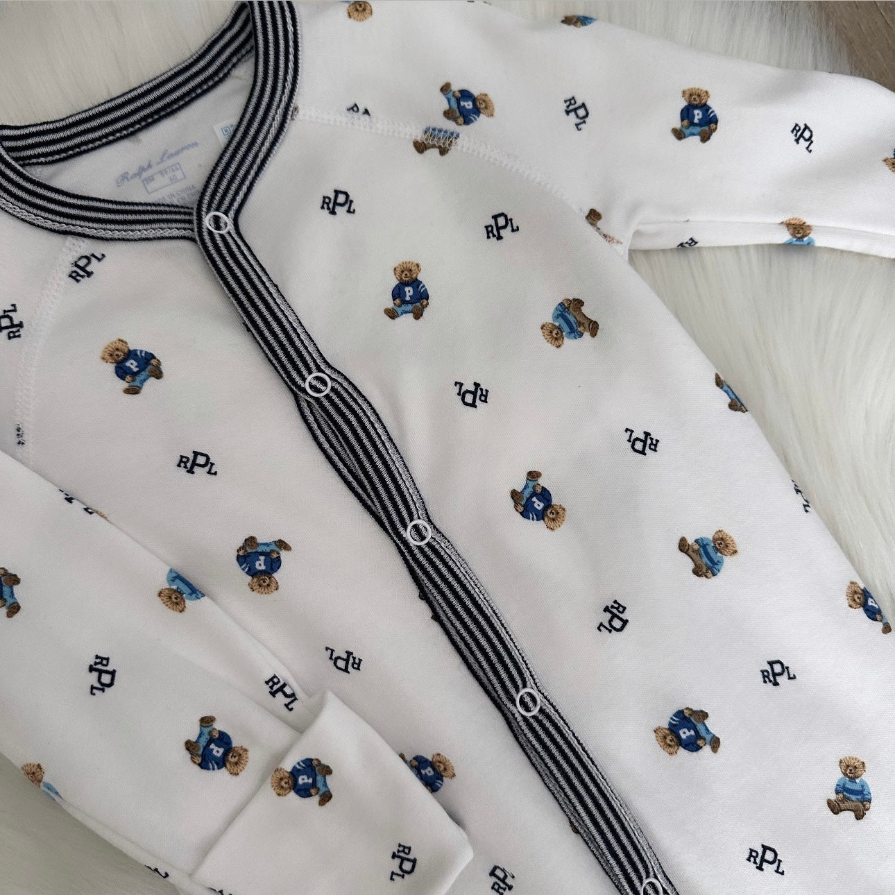 Ralph Lauren Boys Babygrow - 3M