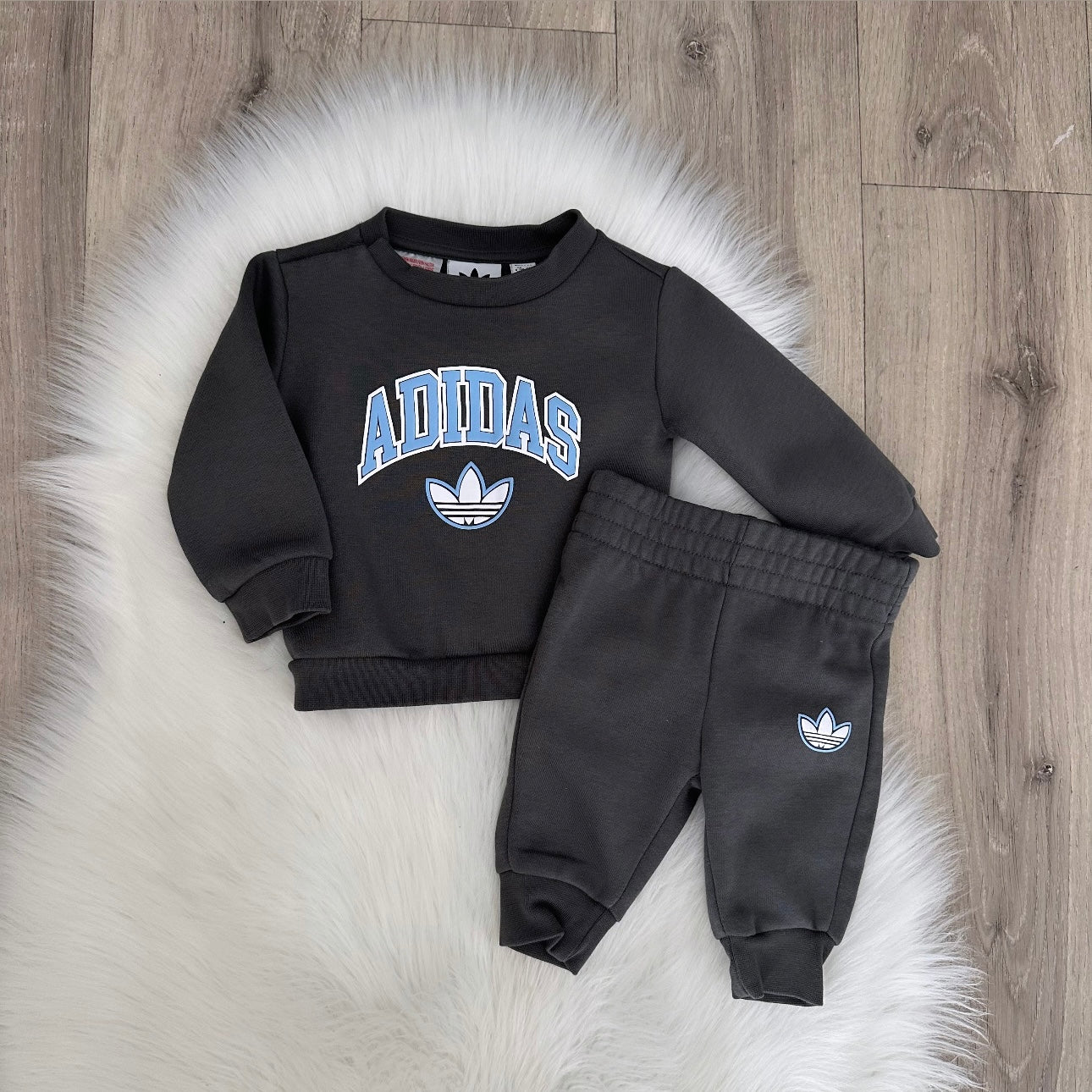 Adidas Boys Tracksuit - 0/3 months