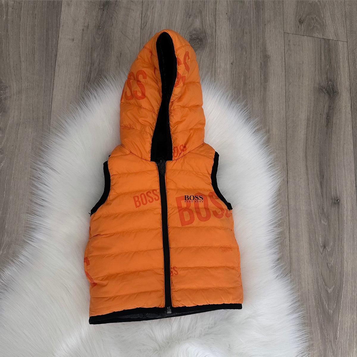 Hugo Boss Boys Reversible Gilet - 12M